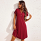 Women’s Casual Short-Sleeve A-Line Dress