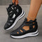 Women’s Cut-Out Sneaker Sandals with Adjustable Closure