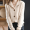 Women’s Collared Knit Button-Up Cardigan Sweater