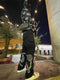 Graphic Print Cargo Pants with Multiple Pockets