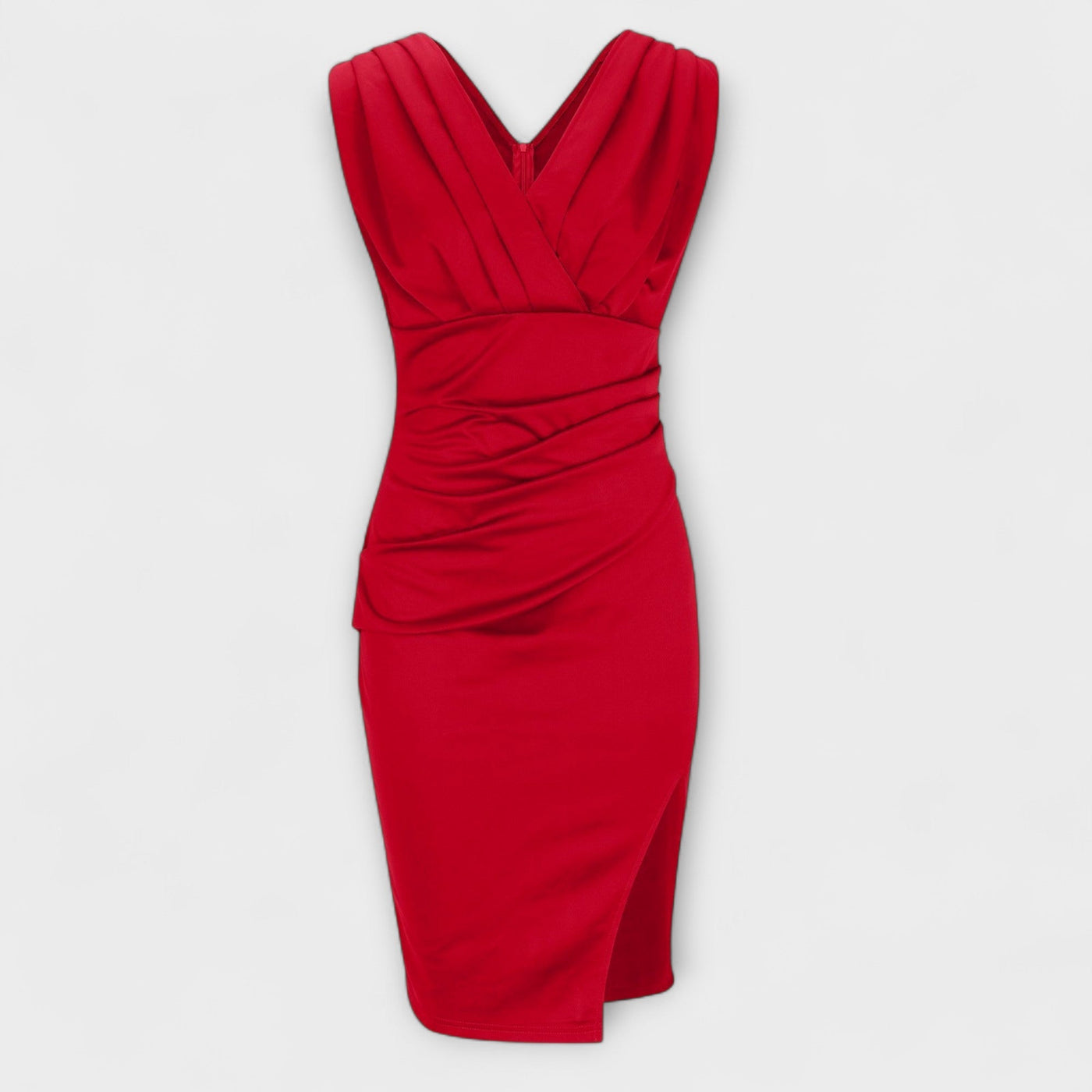 Faye - V-Neck Split Dress