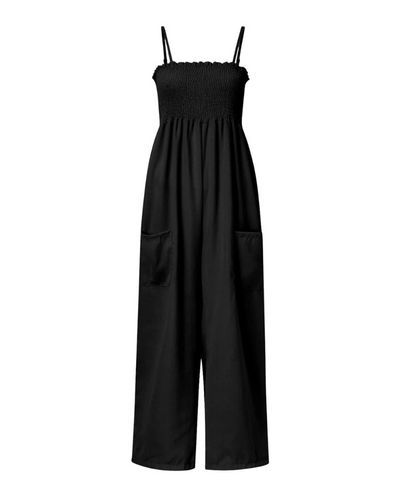 Edwina - Chic Smocked Jumpsuit