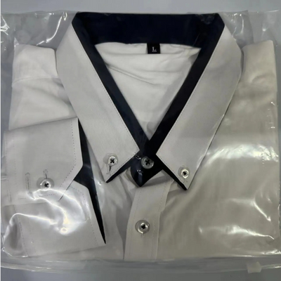 Slim Fit langærmet herreskjorte med kontrastfarvet krave og lommer | Perfekt til alle årstider
