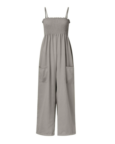 Edwina - Chic Smocked Jumpsuit