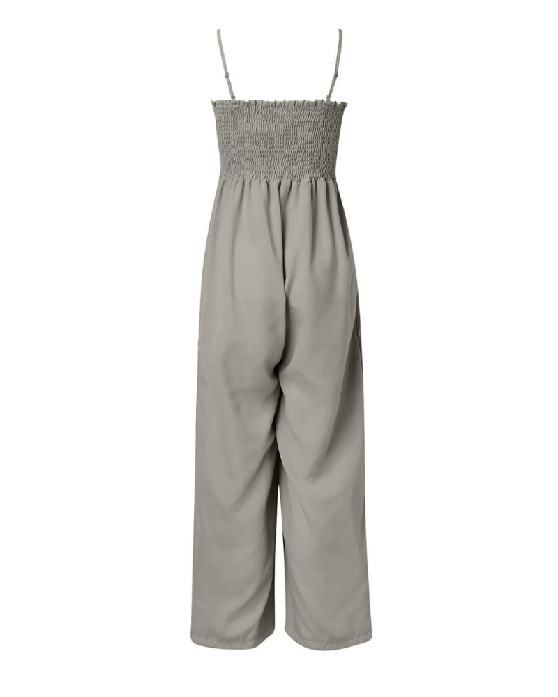 Edwina - Chic Smocked Jumpsuit
