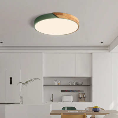 Delos - Scandinavian Wood LED Ceiling Light