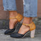 Vintage pumps til kvinder | Lukket spids