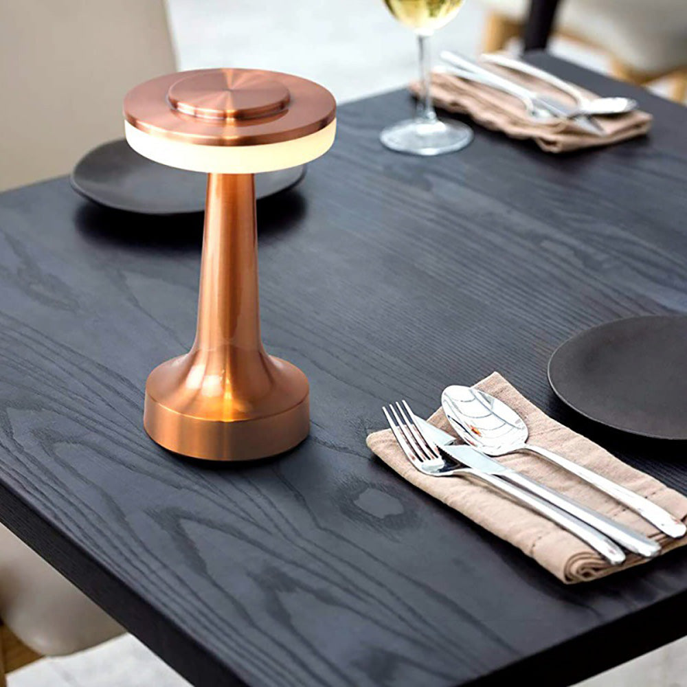 Lumey - Retro barbordslampe med touch-funktion