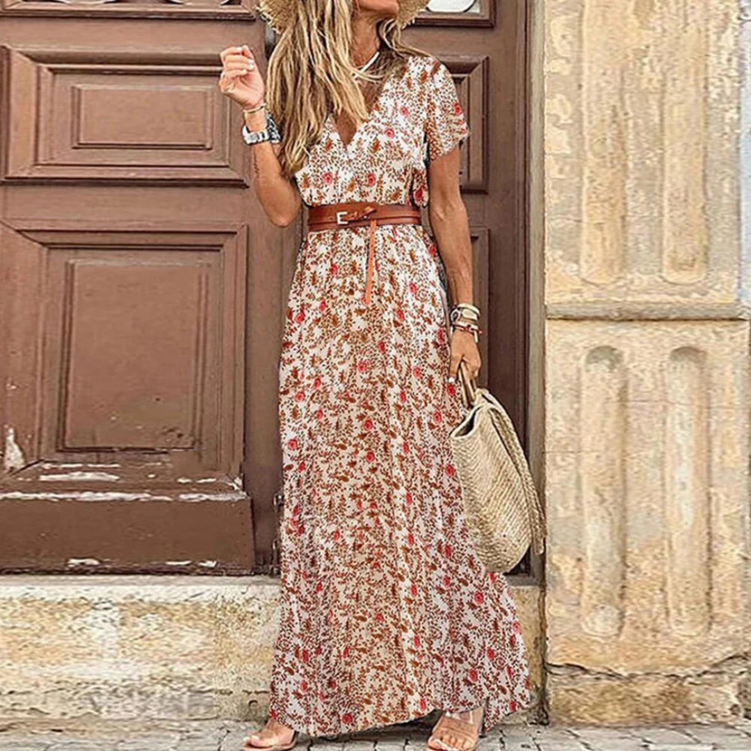 Mia - Boho Chic Maxi Dress