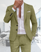 Elegant men's blazer with two-button closure