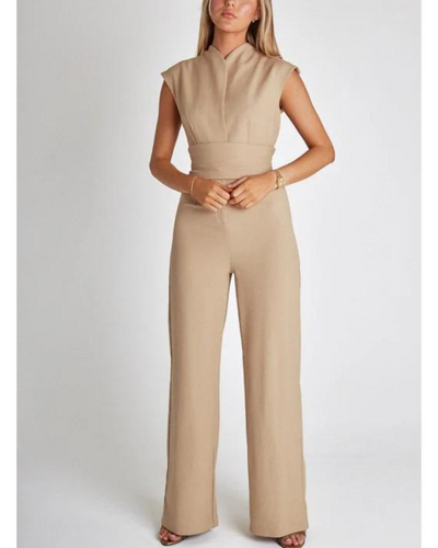 Stella - Bred skåret jumpsuit