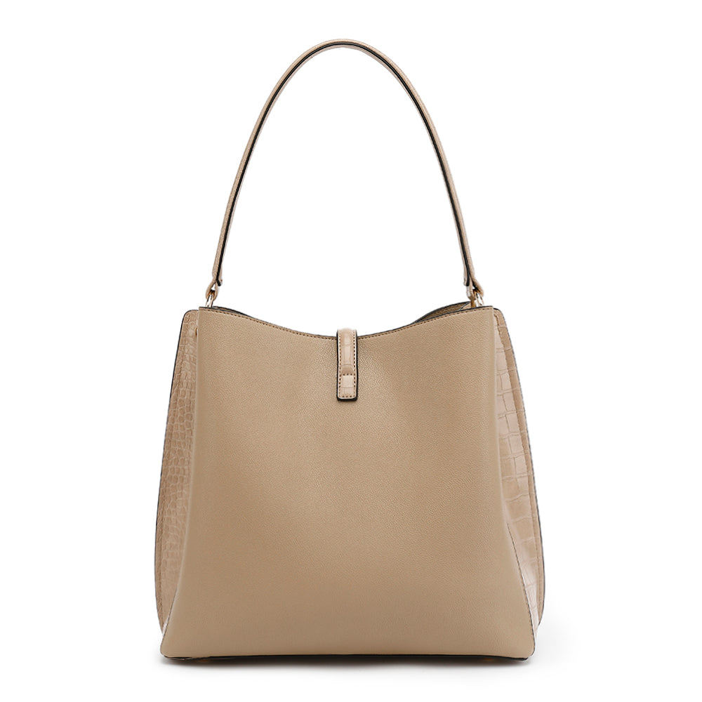 Women - Hobo Hand Bag - Croco Inserts - Chic Style