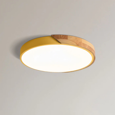 Delos - Scandinavian Wood LED Ceiling Light