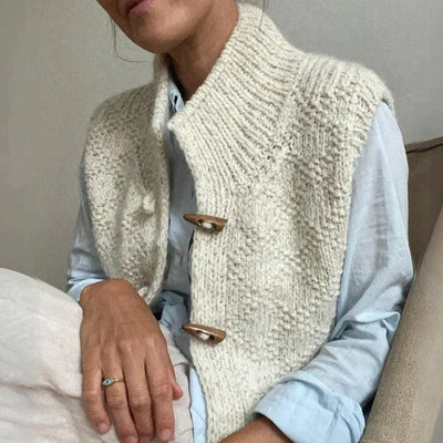 Anja - Den elegante cardigan uden ærmer