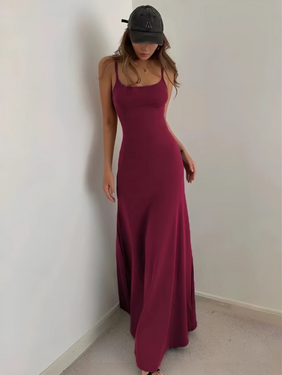 Freya - Elegant Sleeveless Maxi Dress