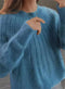 Soft knitted cashmere sweater for women