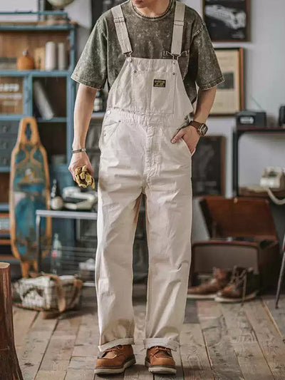 Unisex vintage-inspirerede canvas overalls