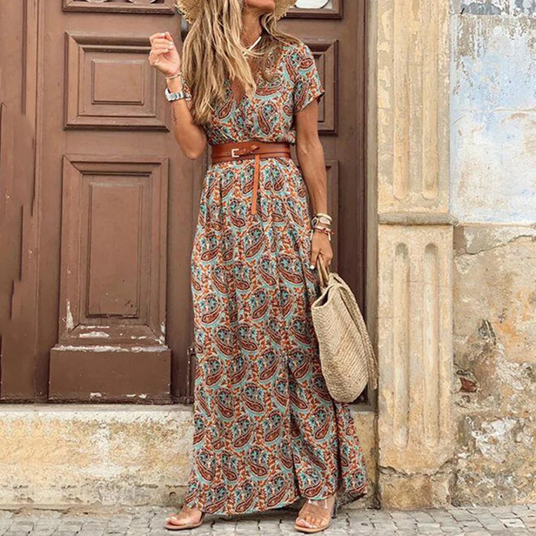 Mia - Boho Chic Maxi Dress