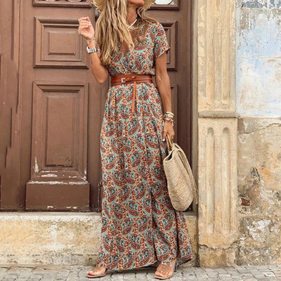 Mia - Boho Chic Maxi Dress