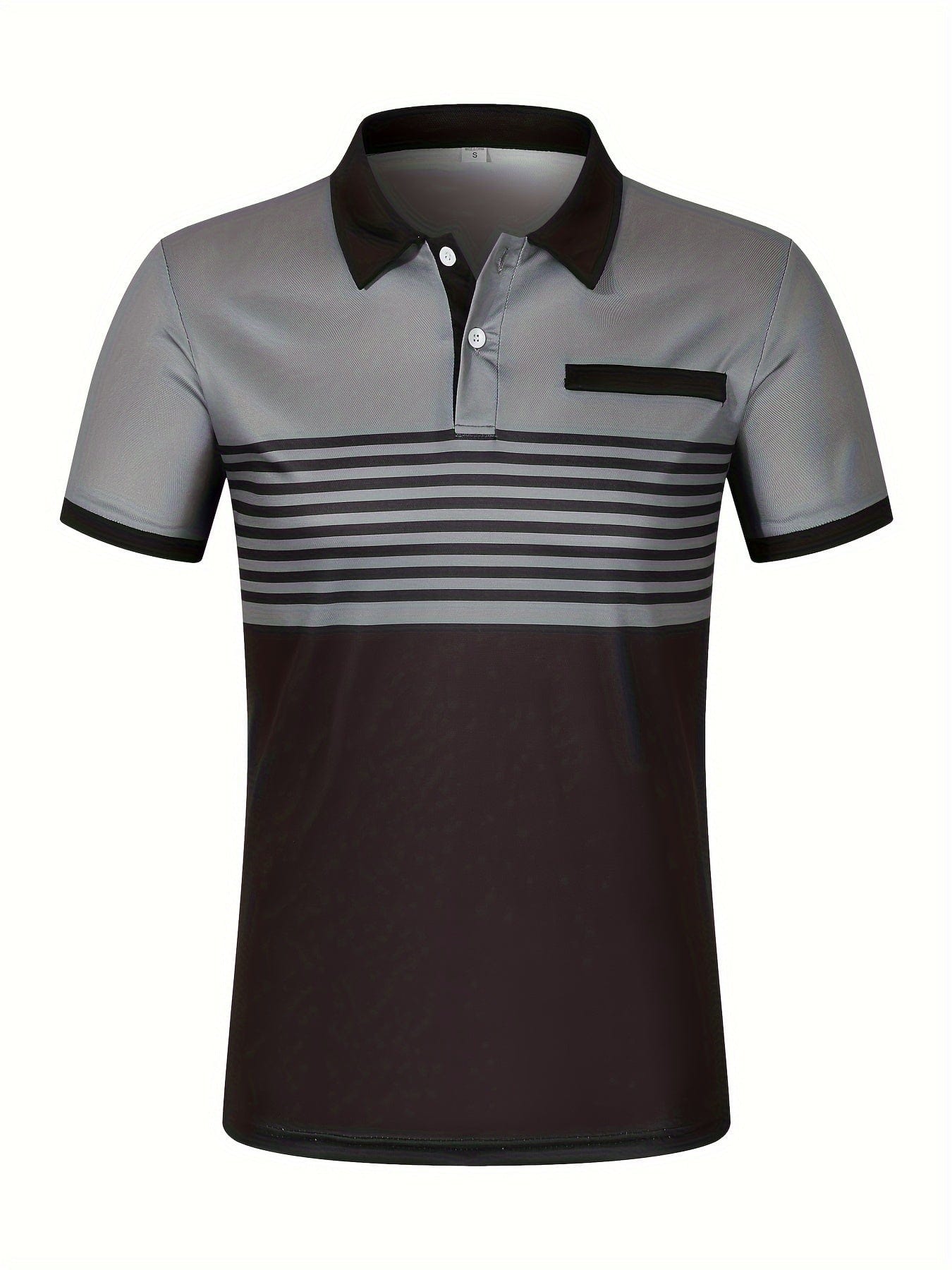 Louis｜Men's summer polo with stripes