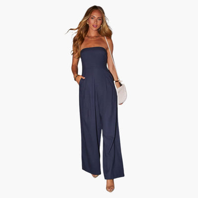 Mila - Elegant Blue Jumpsuit