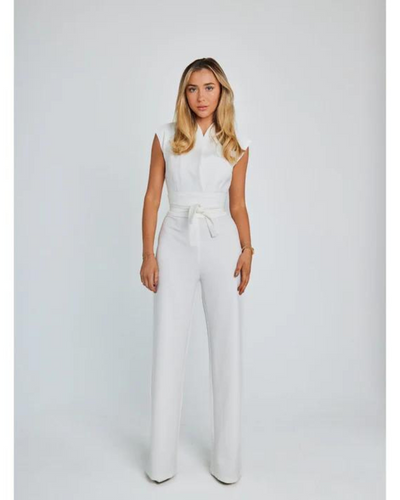 Stella - Bred skåret jumpsuit