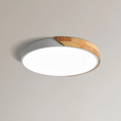 Delos - Scandinavian Wood LED Ceiling Light