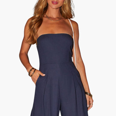 Mila - Elegant Blue Jumpsuit