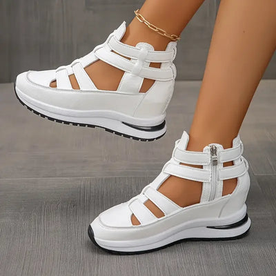 Women’s Cut-Out Sneaker Sandals with Adjustable Closure