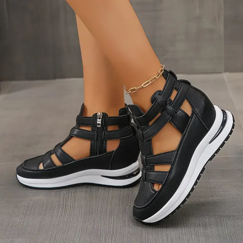 Women’s Cut-Out Sneaker Sandals with Adjustable Closure