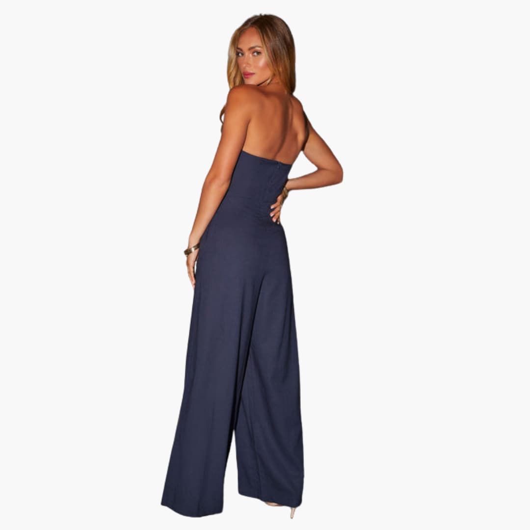 Mila - Elegant Blue Jumpsuit