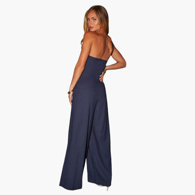 Mila - Elegant Blue Jumpsuit