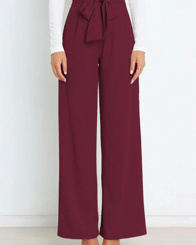 Daphne - Elegant Wide Leg Trousers