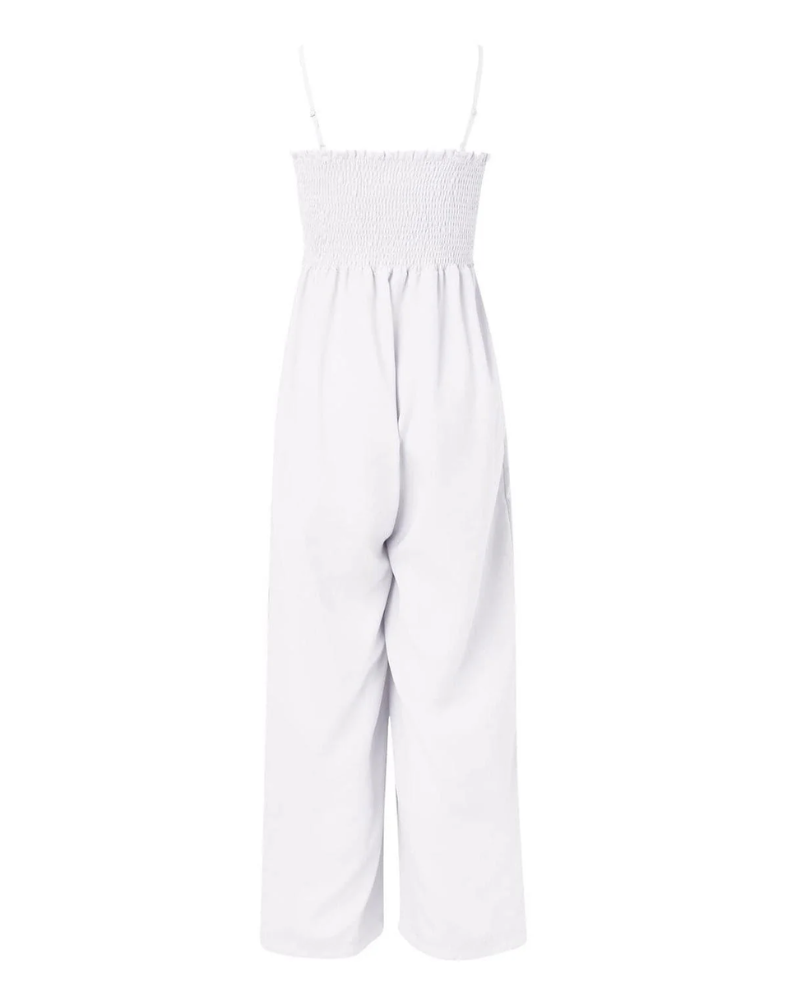 Edwina - Chic Smocked Jumpsuit