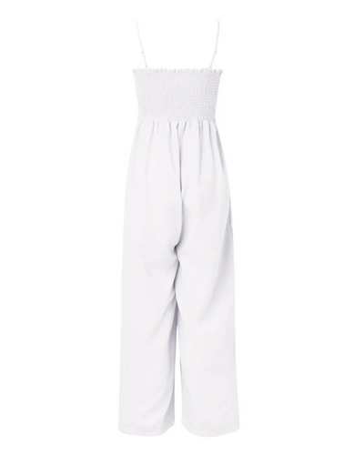 Edwina - Chic Smocked Jumpsuit