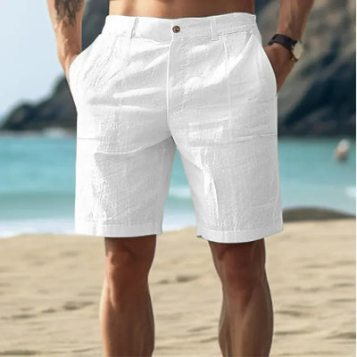 Elegante shorts i hør til mænd - Lunari