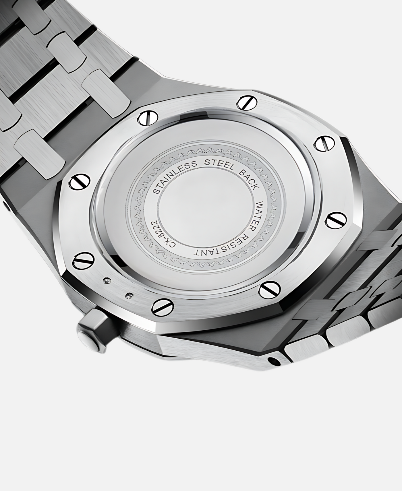 Elegant 41mm men's wristwatch with stainless steel case
