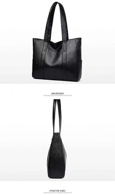 Aira Vintage Leather Shoulder Handbag - Classic Elegance & Practicality