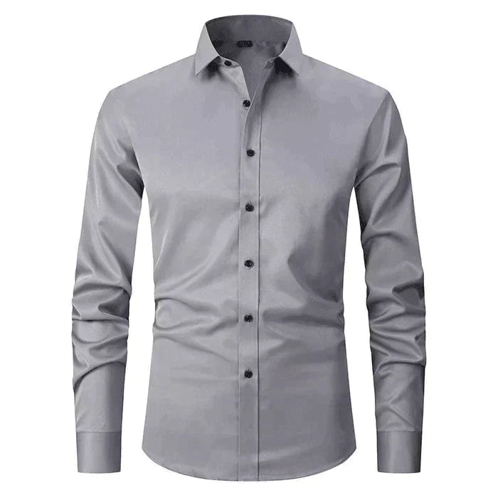 Men’s Stretch Slim-Fit Dress Shirt