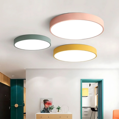 Delos - Scandinavian Wood LED Ceiling Light