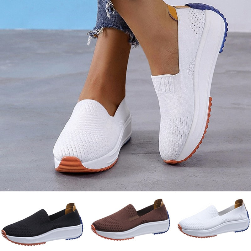 Dames Slip-on Loafers - Comfortabel en Ademend