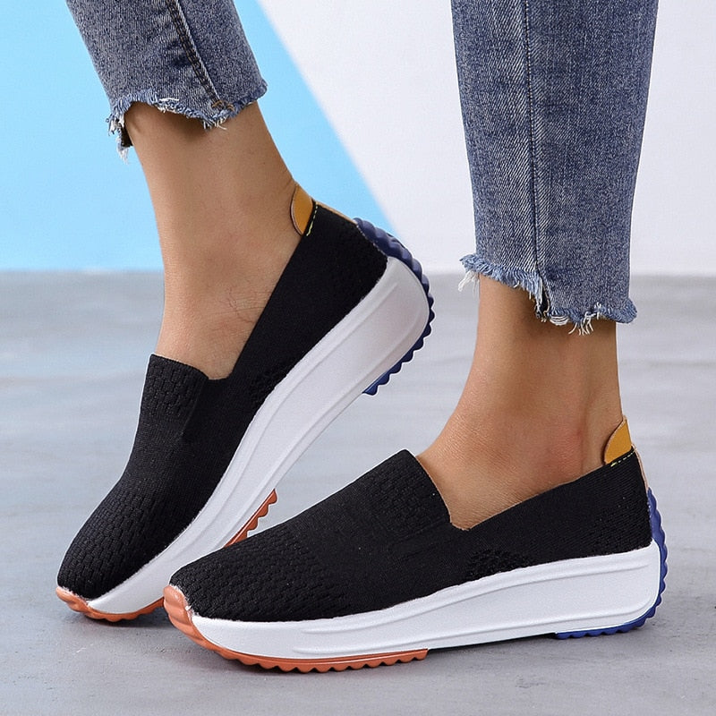 Dames Slip-on Loafers - Comfortabel en Ademend