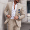 Men's 2-piece linen wedding suit
