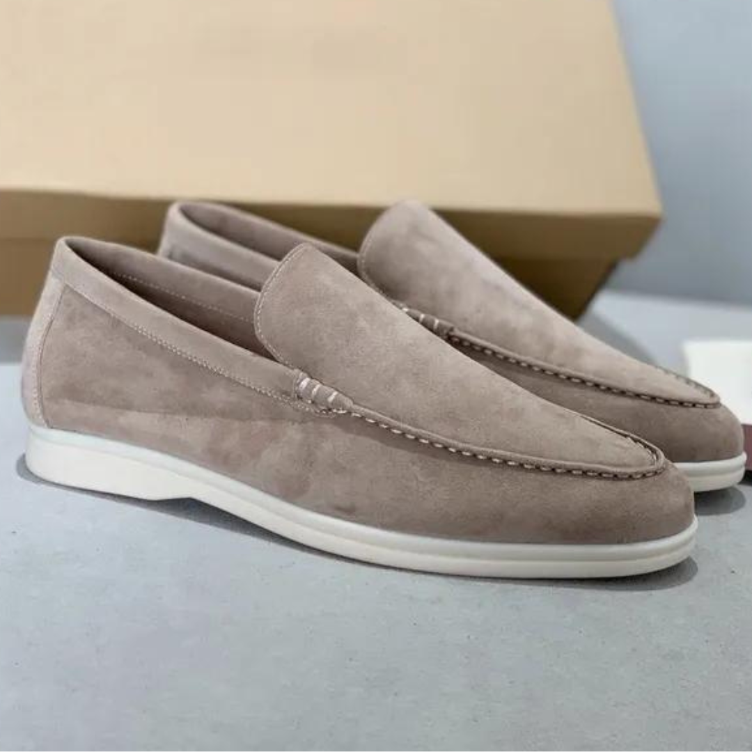 Stefano | Loafers i ruskind