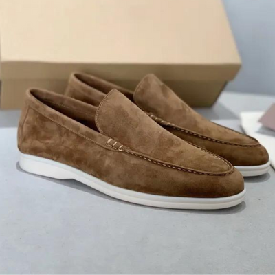 Stefano | Loafers i ruskind