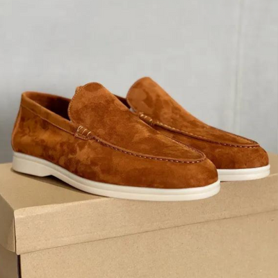 Stefano | Loafers i ruskind