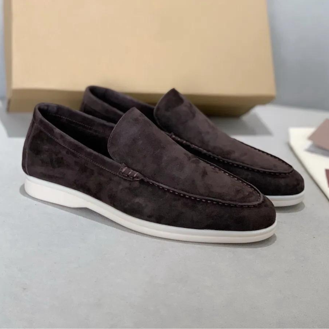 Stefano | Loafers i ruskind