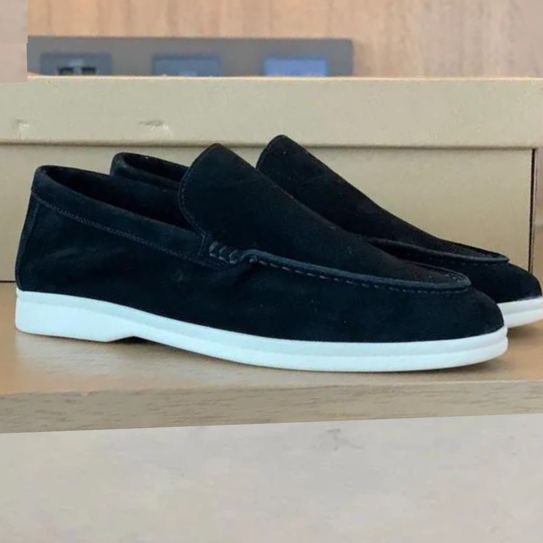 Stefano | Loafers i ruskind