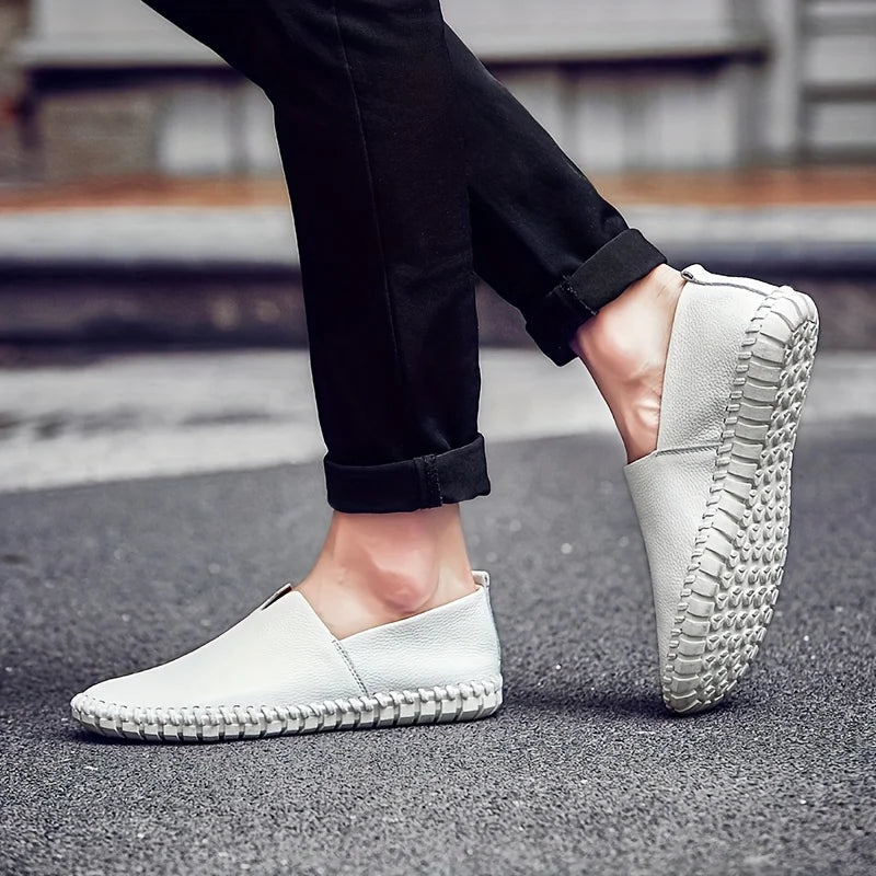 Matt - Elegant Men's Loafers Made From Genuine Leather