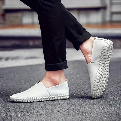 Matt - Elegant Men's Loafers Made From Genuine Leather